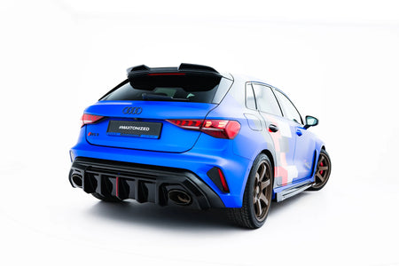 Rear Valance suitable for Audi RS3 8Y Sportback 8Y Facelift (Version with original reflector)