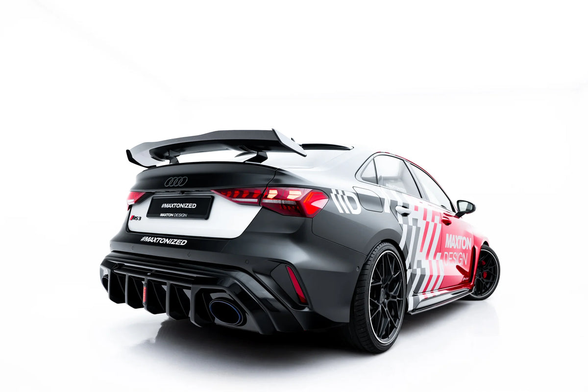 Rear Valance suitable for Audi RS3 Sedan 8Y Facelift (Version with LED light)