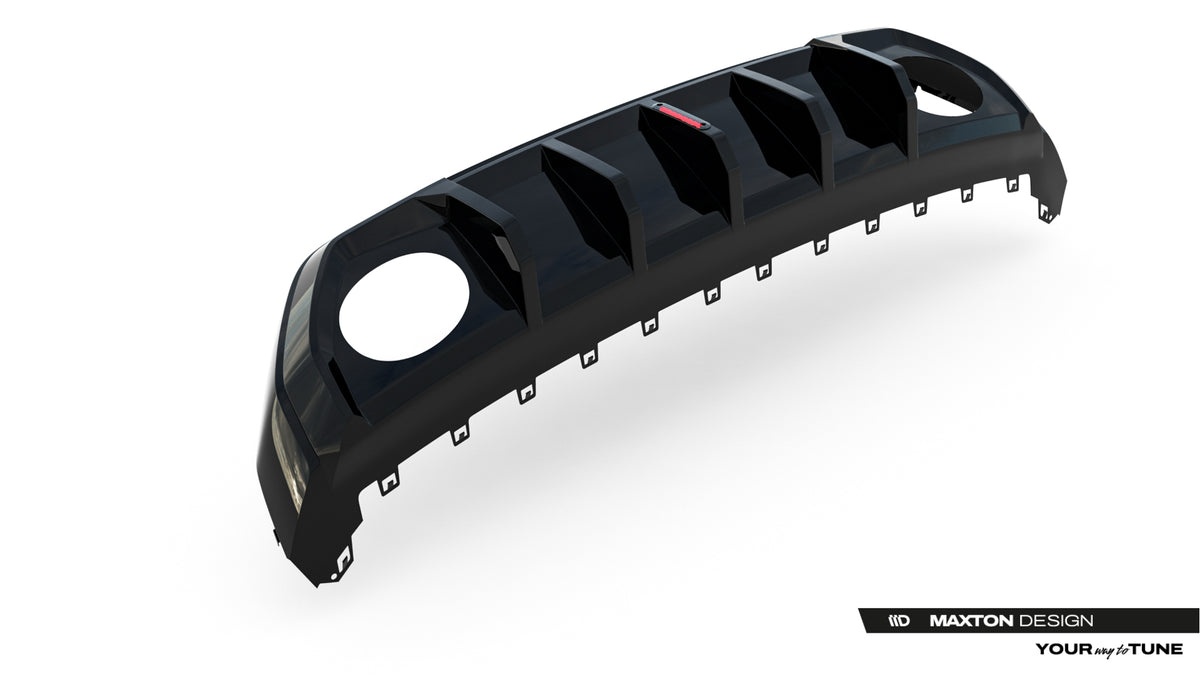 Rear Valance suitable for Audi RS3 Sportback 8Y Facelift (Version with LED light)