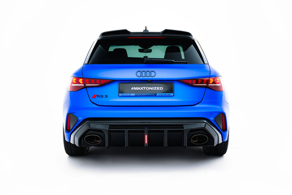 Rear Valance suitable for Audi RS3 Sportback 8Y Facelift (Version with LED light)