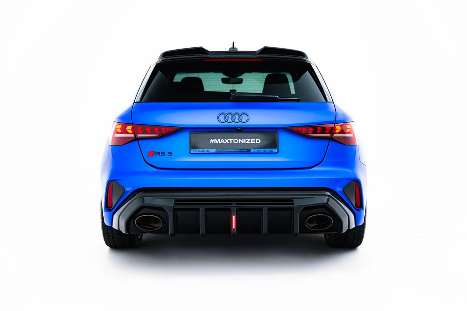 Rear Valance suitable for Audi RS3 Sportback 8Y Facelift (Version with LED light)