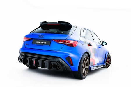 Rear Valance suitable for Audi RS3 Sportback 8Y Facelift (Version with LED light)