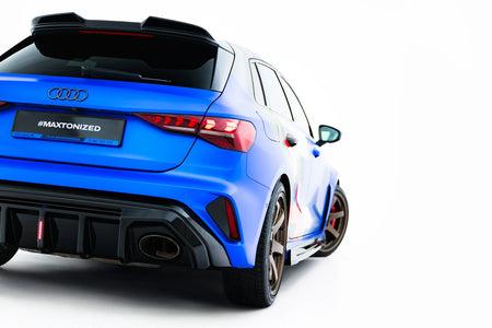 Rear Valance suitable for Audi RS3 Sportback 8Y Facelift (Version with LED light)
