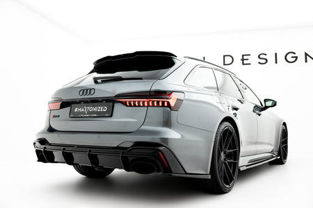 Rear Valance suitable for Audi RS6 C8 / C8 Facelift  (Version with towbar)