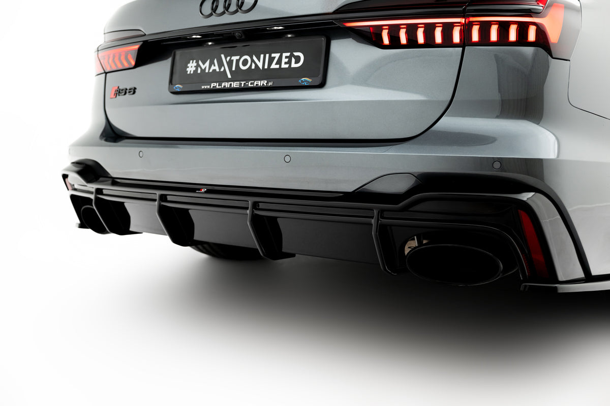 Rear Valance suitable for Audi RS6 C8 / C8 Facelift  (Version with towbar)