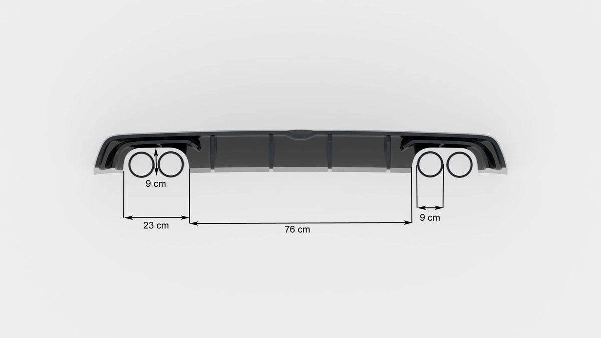 Rear Valance suitable for Audi S3 Sedan 8V