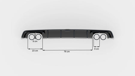 Rear Valance suitable for Audi S3 Sedan 8V