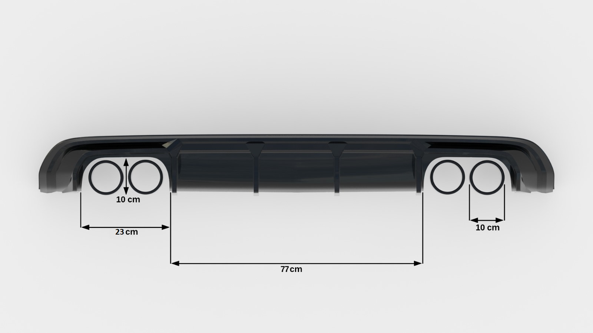 Rear Valance suitable for Audi S3 Sportback 8V