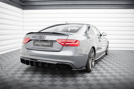 Rear Valance suitable for Audi S5 / A5 S-Line 8T Facelift (Single side dual exhaust version)
