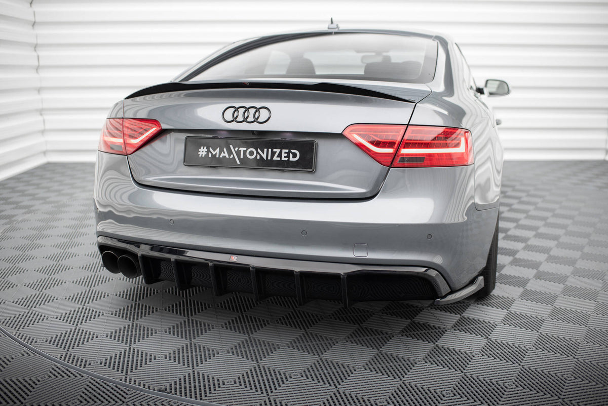Rear Valance suitable for Audi S5 / A5 S-Line 8T Facelift (Single side dual exhaust version)