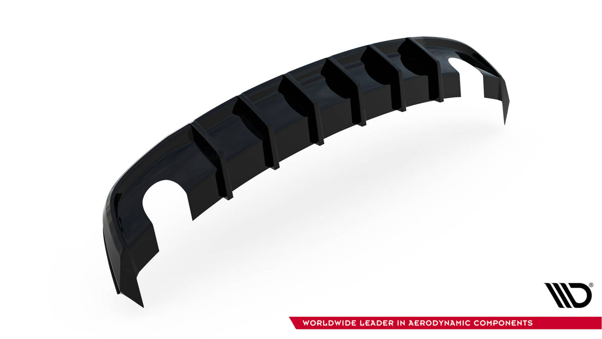 Rear Valance suitable for Audi S5 / A5 S-Line 8T Facelift (Version with single exhausts on both sides)