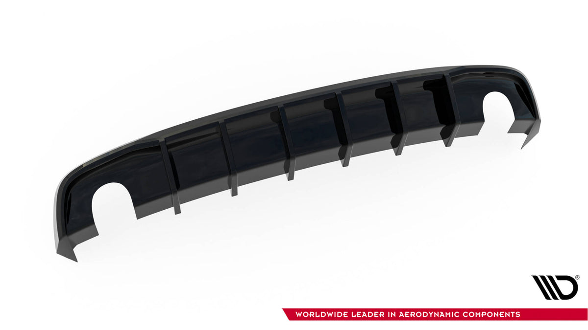 Rear Valance suitable for Audi S5 / A5 S-Line 8T Facelift (Version with single exhausts on both sides)