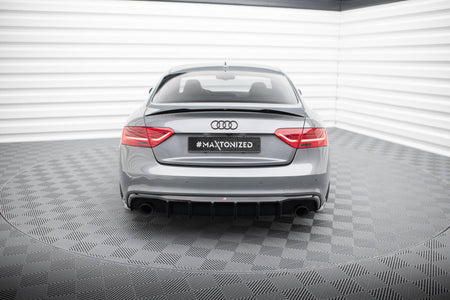 Rear Valance suitable for Audi S5 / A5 S-Line 8T Facelift (Version with single exhausts on both sides)