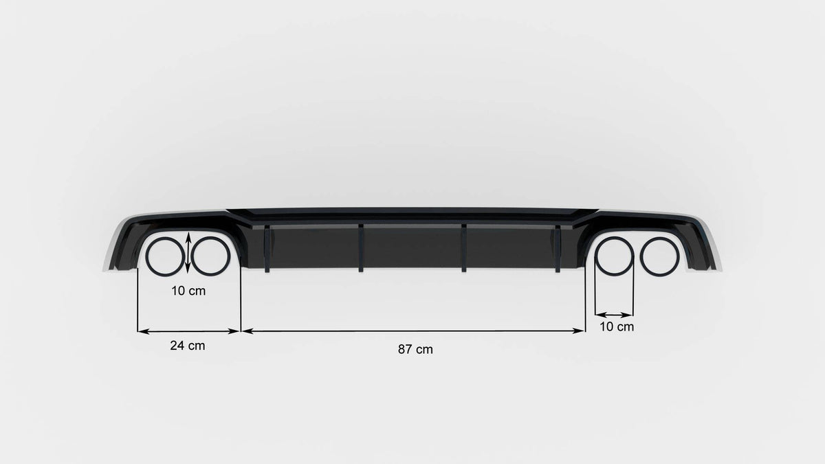Rear Valance suitable for Audi S5 F5 Sportback