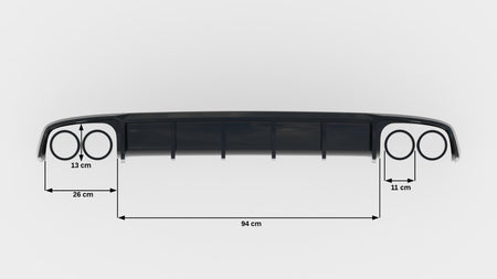 Rear Valance suitable for Audi S7 C7