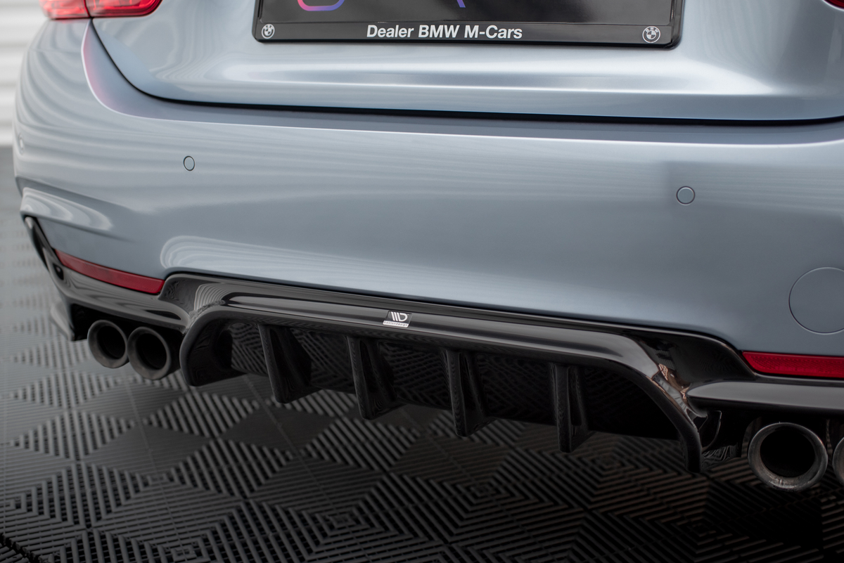 Rear Valance suitable for BMW 4 Coupe / Gran Coupe / Cabrio M-Pack F32 / F36 / F33 (Version with dual exhausts on both sides)