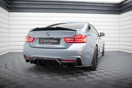 Rear Valance suitable for BMW 4 Coupe / Gran Coupe / Cabrio M-Pack F32 / F36 / F33 (Version with single exhausts on both sides)