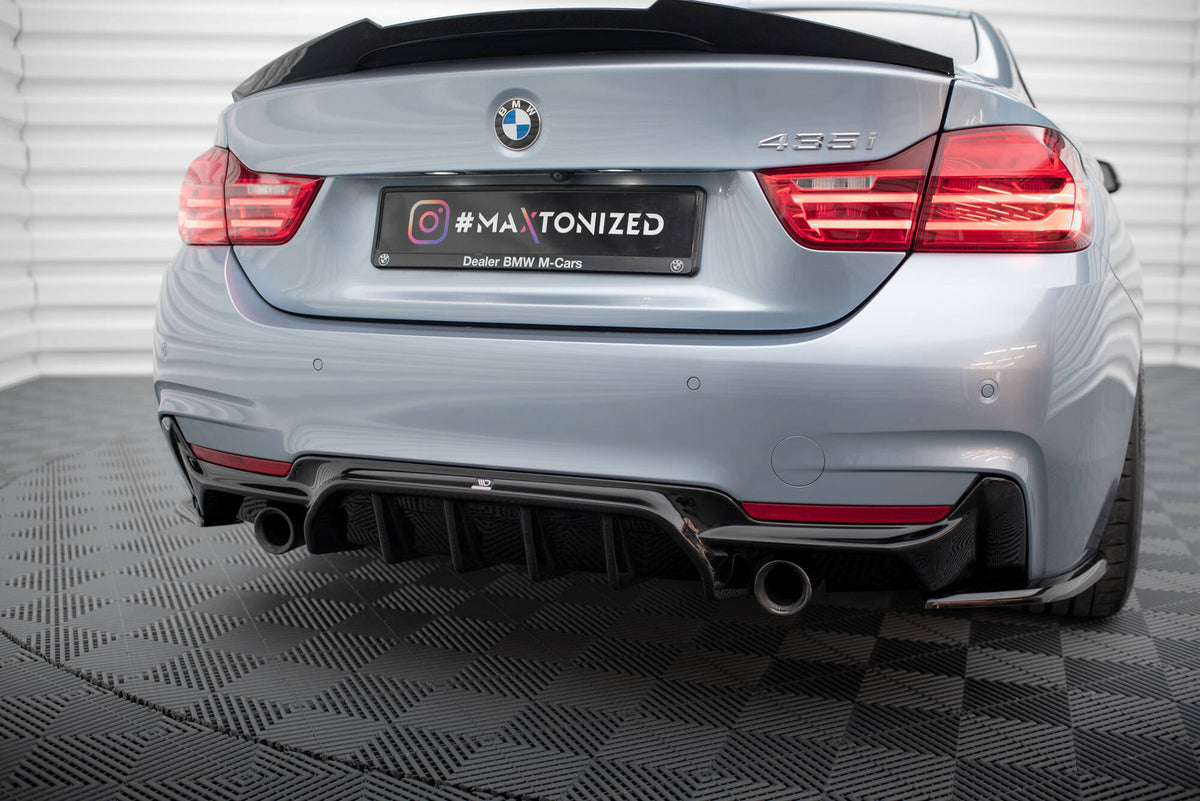 Rear Valance suitable for BMW 4 Coupe / Gran Coupe / Cabrio M-Pack F32 / F36 / F33 (Version with single exhausts on both sides)