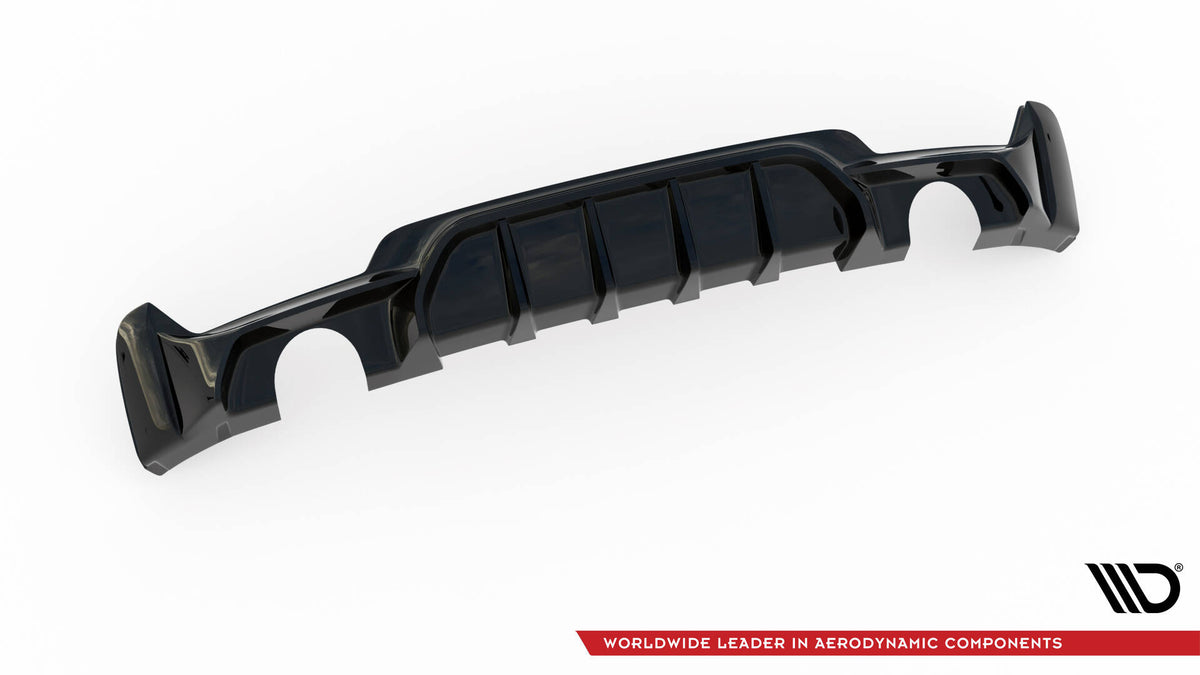 Rear Valance suitable for BMW 4 Coupe / Gran Coupe / Cabrio M-Pack F32 / F36 / F33 (Version with single exhausts on both sides)