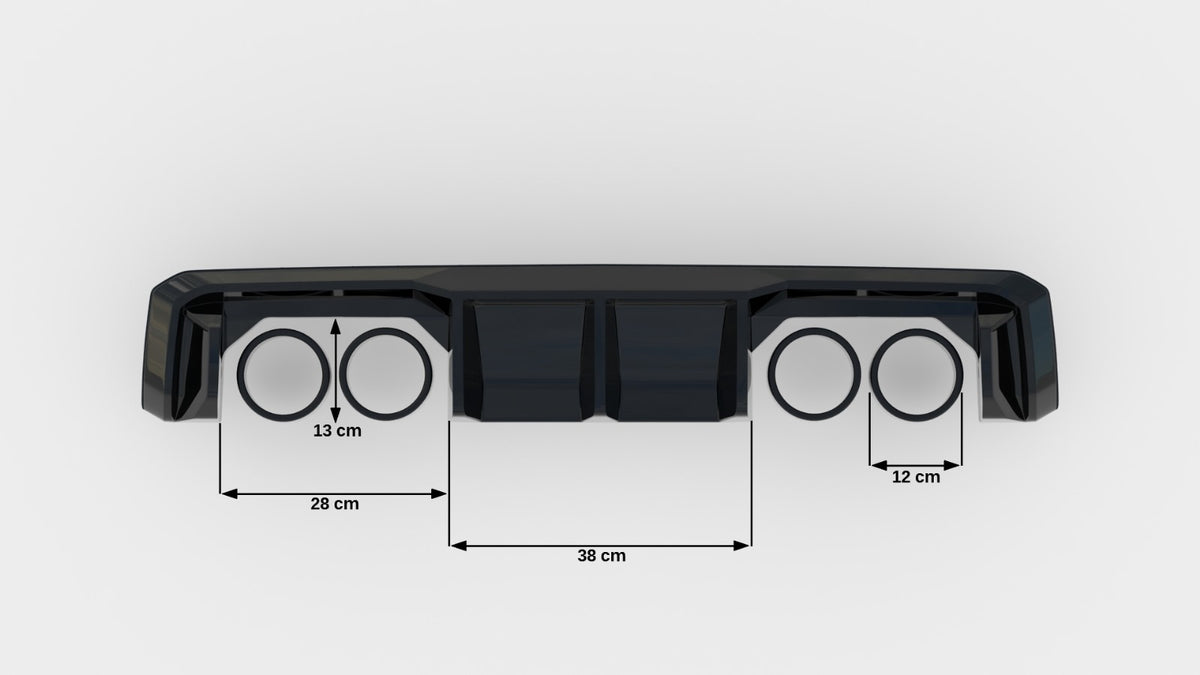 Rear Valance suitable for BMW M3 Sedan / Touring G80 / G81