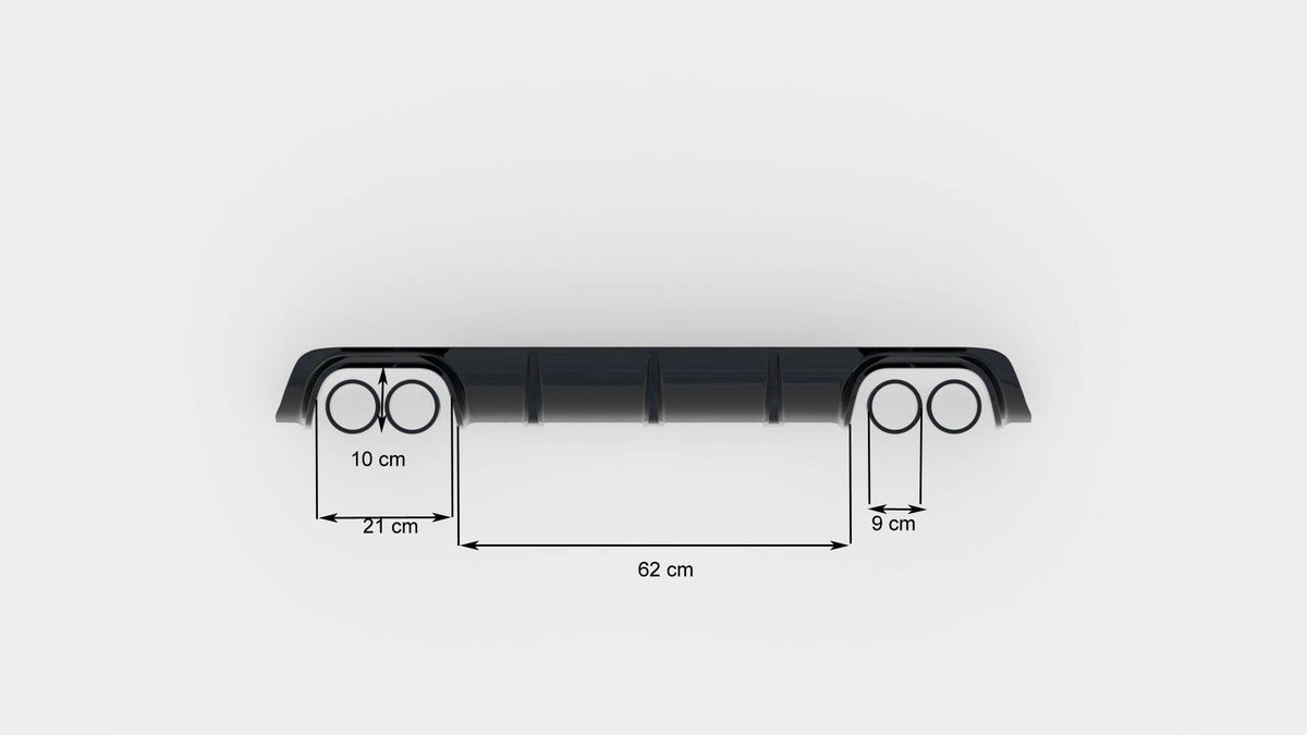 Rear Valance suitable for BMW M5  / 5 M-Pack E39