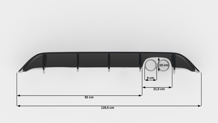 Rear Valance suitable for Ford Fiesta ST Mk8