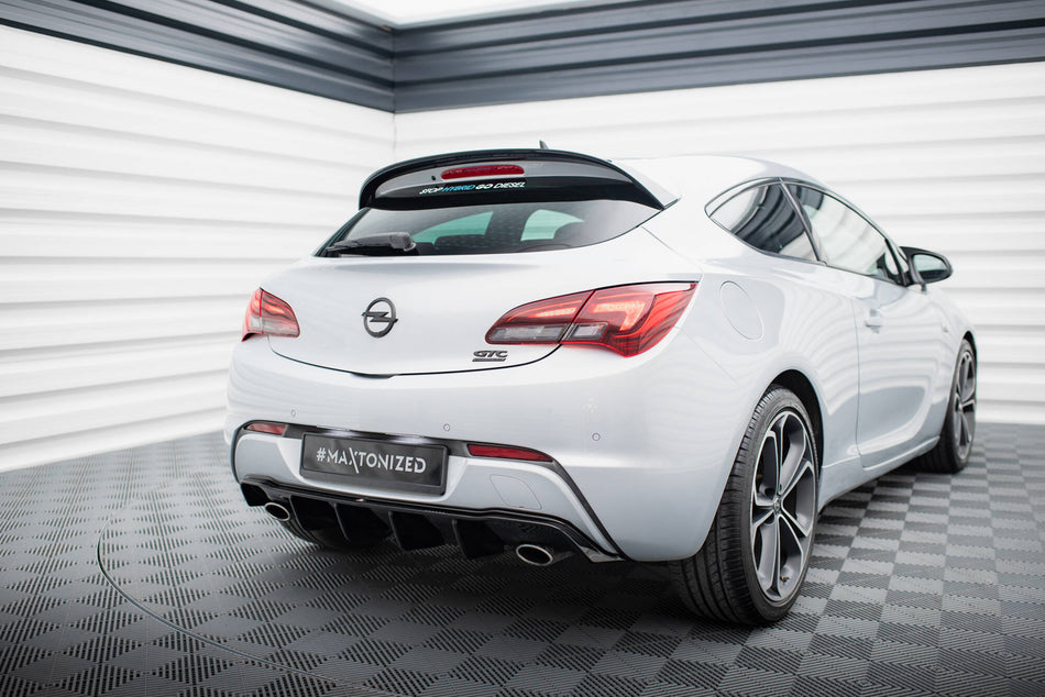 Rear Valance suitable for Opel Astra GTC OPC-Line J (Version with single exhausts on both sides)