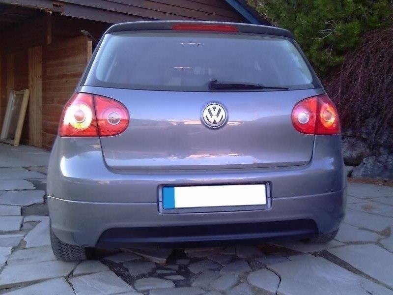 Rear Valance suitable for Volkswagen Golf GTI Edition 30 Mk5  (without exhaust hole, for standard exhaust)