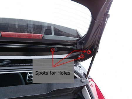 Roof Spoiler (RS Look) suitable for Ford Fiesta Mk7 / Mk7 FL
