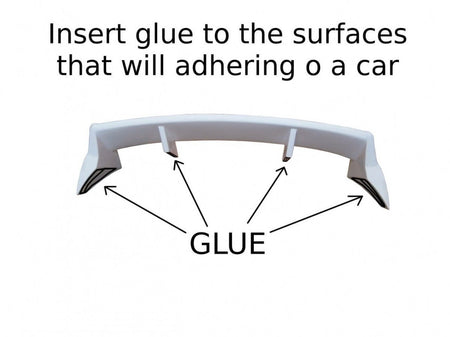 Roof Spoiler (RS Look) suitable for Ford Fiesta Mk7 / Mk7 FL