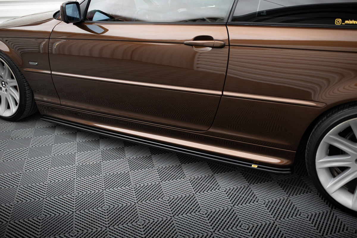 SIDE SKIRTS DIFFUSERS V.1 for suitable for BMW 3 E46 MPACK COUPE