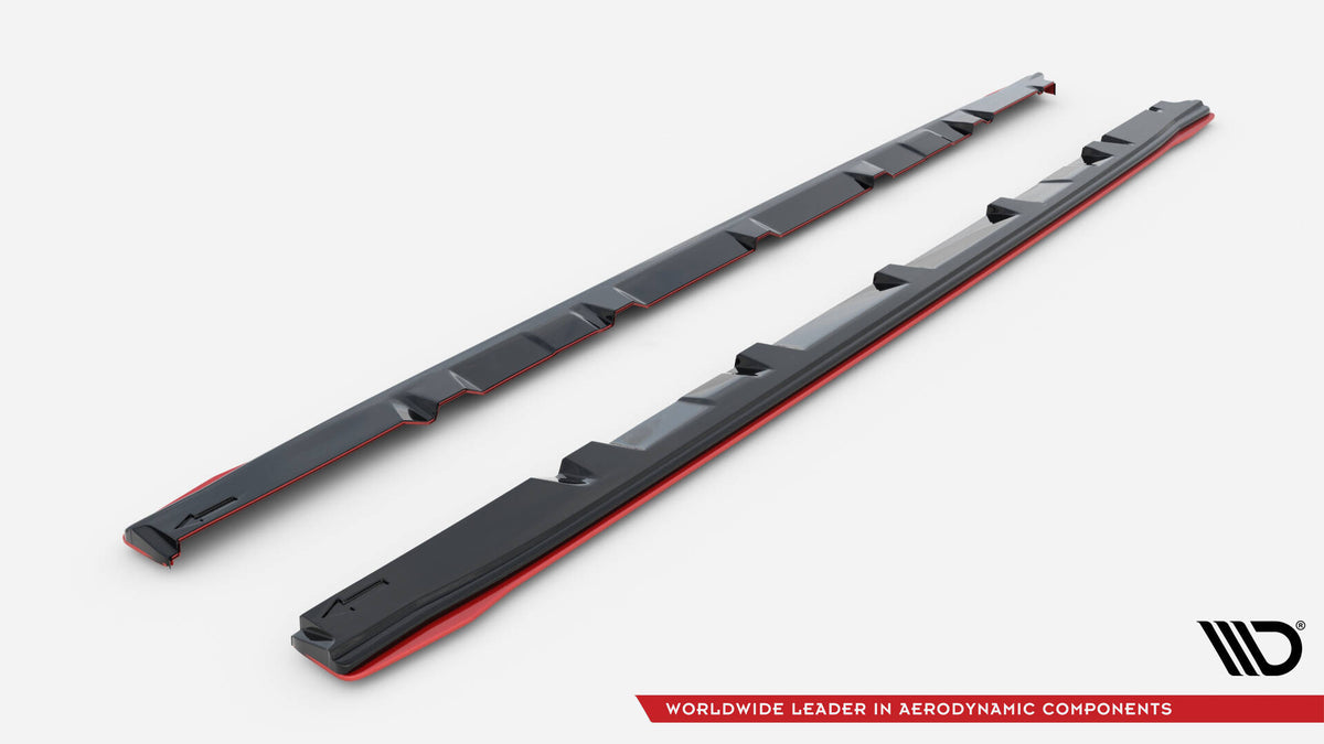 SIDE SKIRTS DIFFUSERS V.2 suitable for Subaru WRX STI