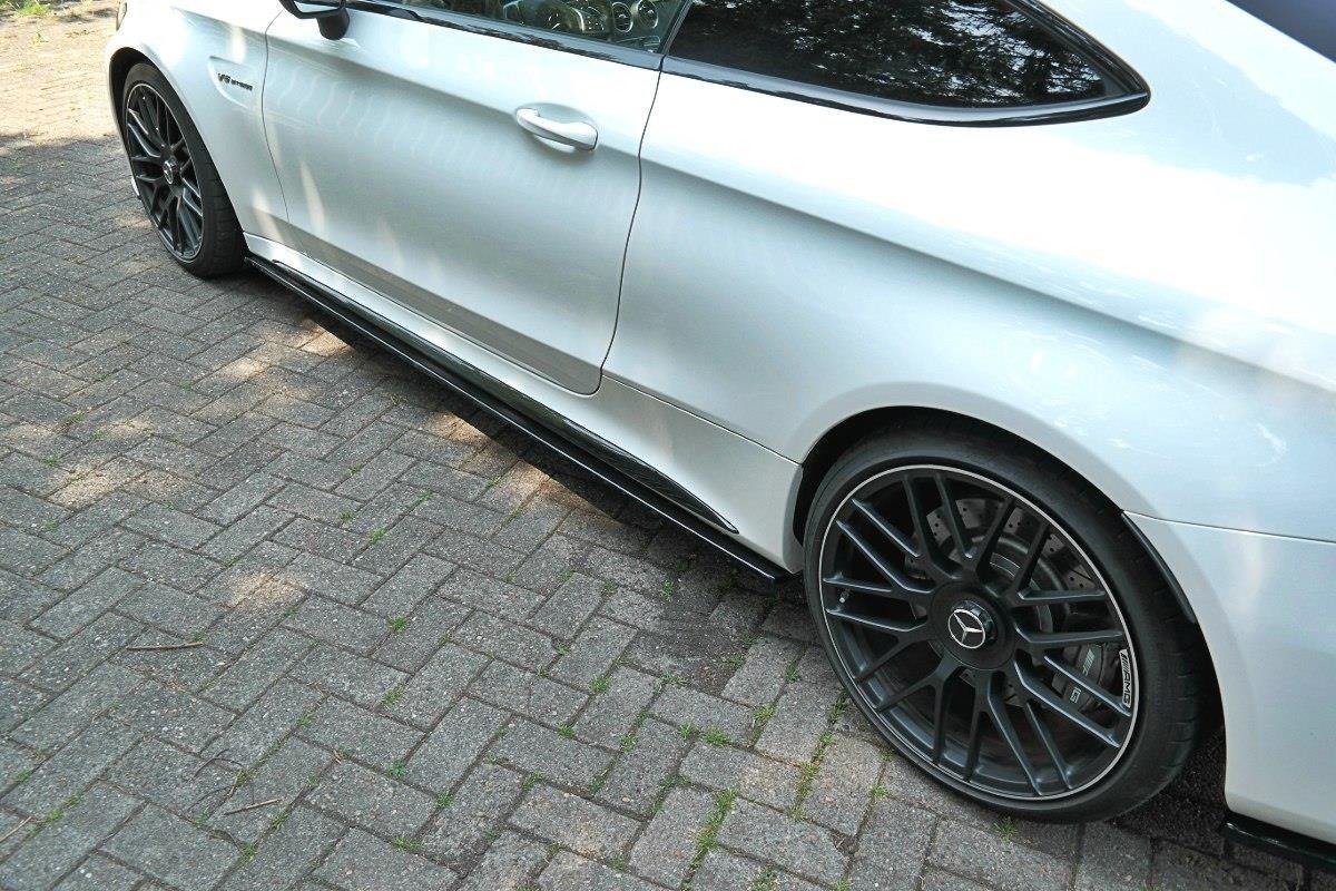 SIDE SKIRTS DIFFUSERS suitable for Mercedes C-class C205 63AMG Coupe