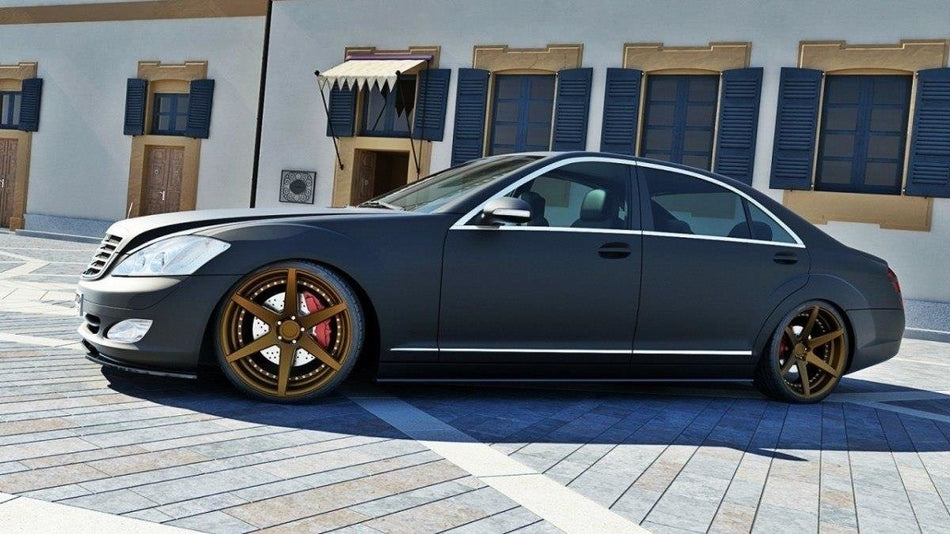 SIDE SKIRTS DIFFUSERS suitable for Mercedes S-CLASS W221 LONG