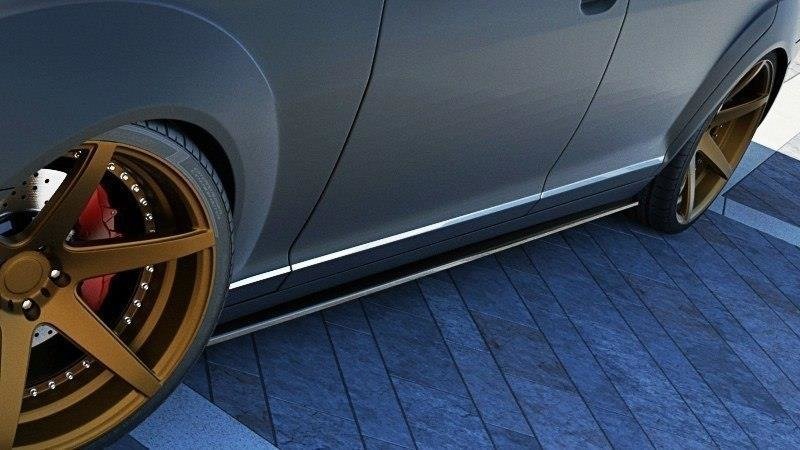 SIDE SKIRTS DIFFUSERS suitable for Mercedes S-CLASS W221 LONG
