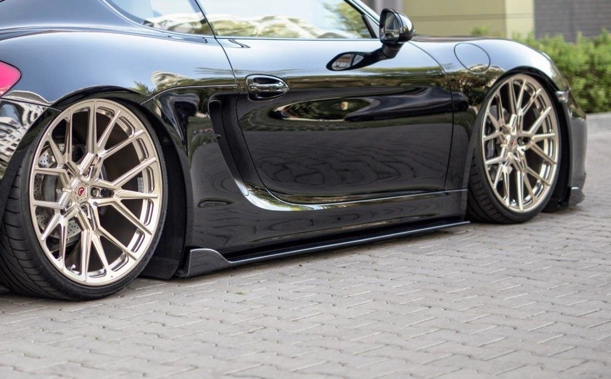 SIDE SKIRTS DIFFUSERS suitable for Porsche Cayman Mk2 981C