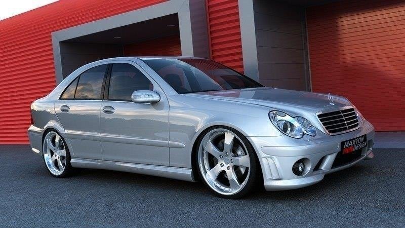 SIDE SKIRTS suitable for Mercedes C W203 < AMG 204 LOOK>