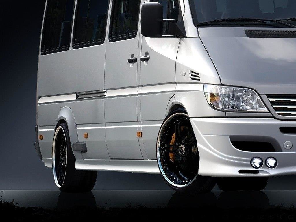 SIDE SKIRTS suitable for Mercedes Sprinter I FL / Volkswagen LT 96-06  THIS SIDE SKIRTS FITS TWIN WHEELS VERSION.