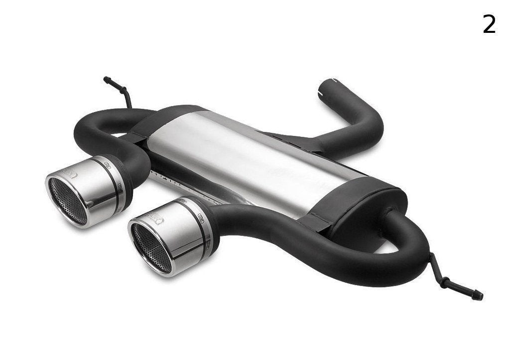 SPORTS EXHAUST MUFFLER EXHAUST suitable for VOLKSWAGEN GOLF VI, GOLF V R32,  SCIROCCO 3