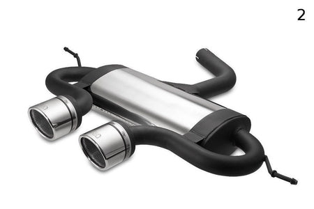 SPORTS EXHAUST MUFFLER EXHAUST suitable for VOLKSWAGEN GOLF VI, GOLF V R32,  SCIROCCO 3