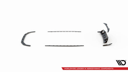 Set od Prepreg Carbon Splitters suitable for Audi RS3 8Y Sedan
