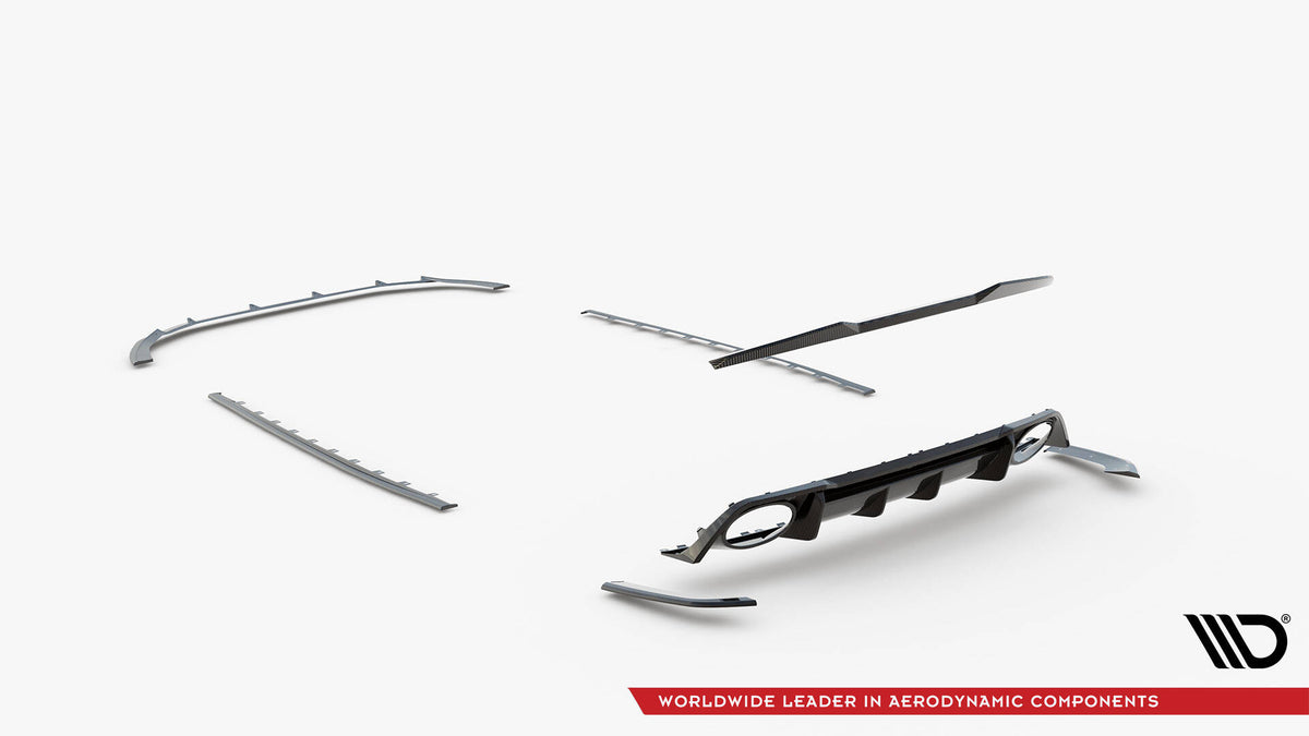 Set od Prepreg Carbon Splitters suitable for Audi RS3 8Y Sedan