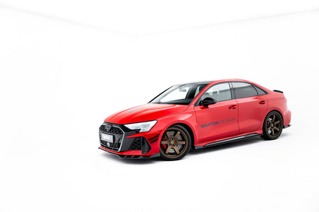 Set of Prepreg Carbon Fiber Side Skirts suitable for Audi RS3 Sedan 8Y Facelift