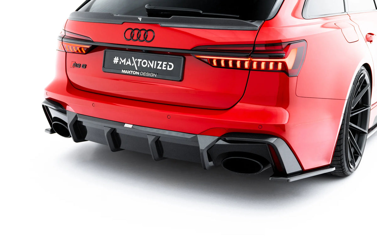 Set of Prepreg Carbon Fiber Splitters suitable for Audi RS6 C8 / C8 Facelift