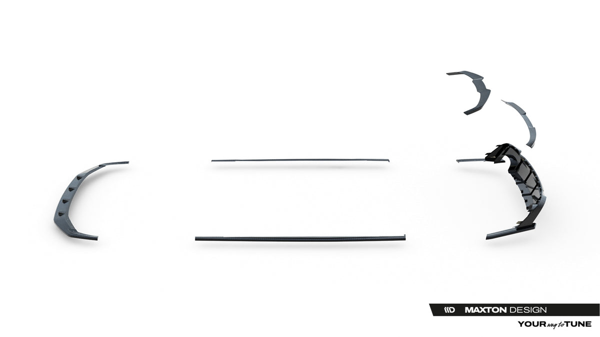 Set of Prepreg Carbon Fiber Splitters suitable for Audi RS6 C8 / C8 Facelift