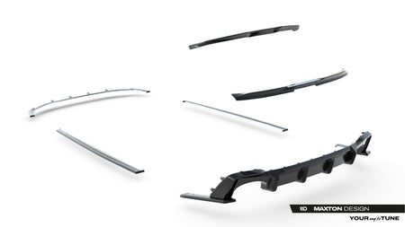Set of Prepreg Carbon Fiber Splitters suitable for Audi RS6 C8 / C8 Facelift