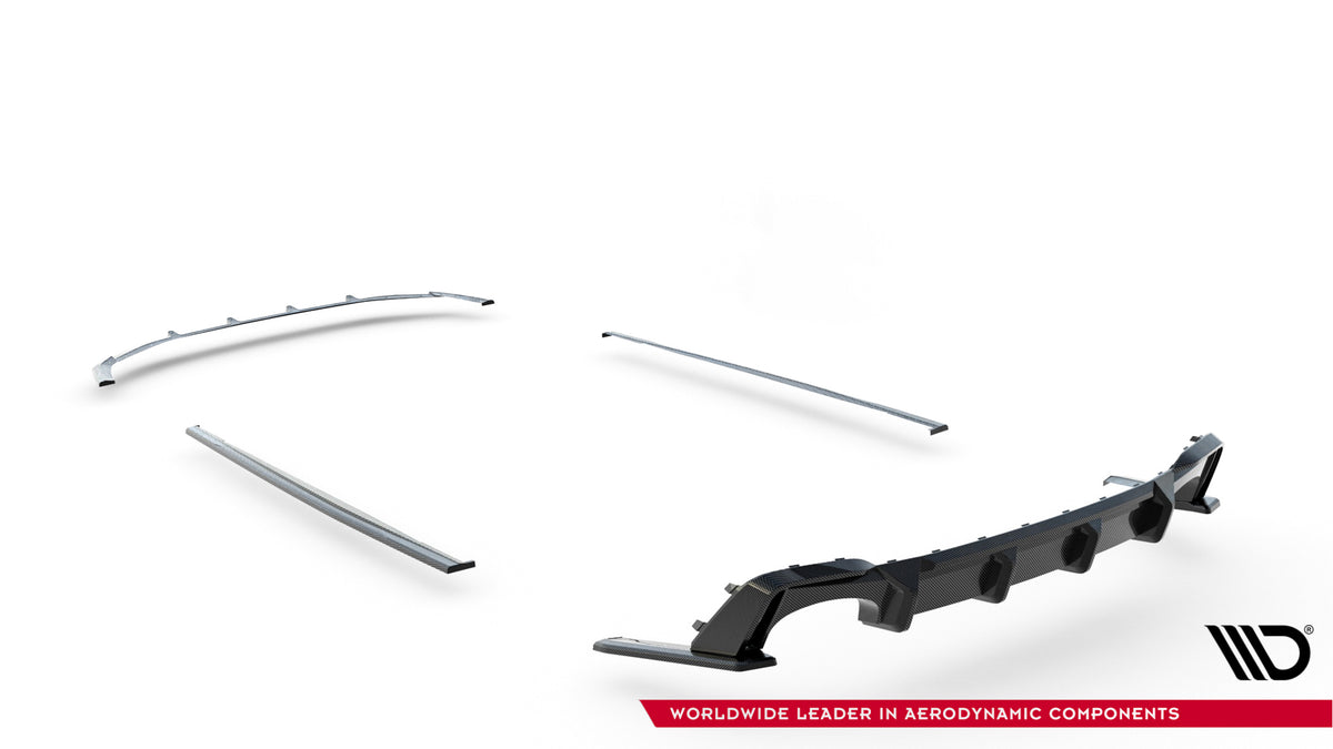 Set of Prepreg Carbon Fiber Splitters suitable for Audi RS7 C8