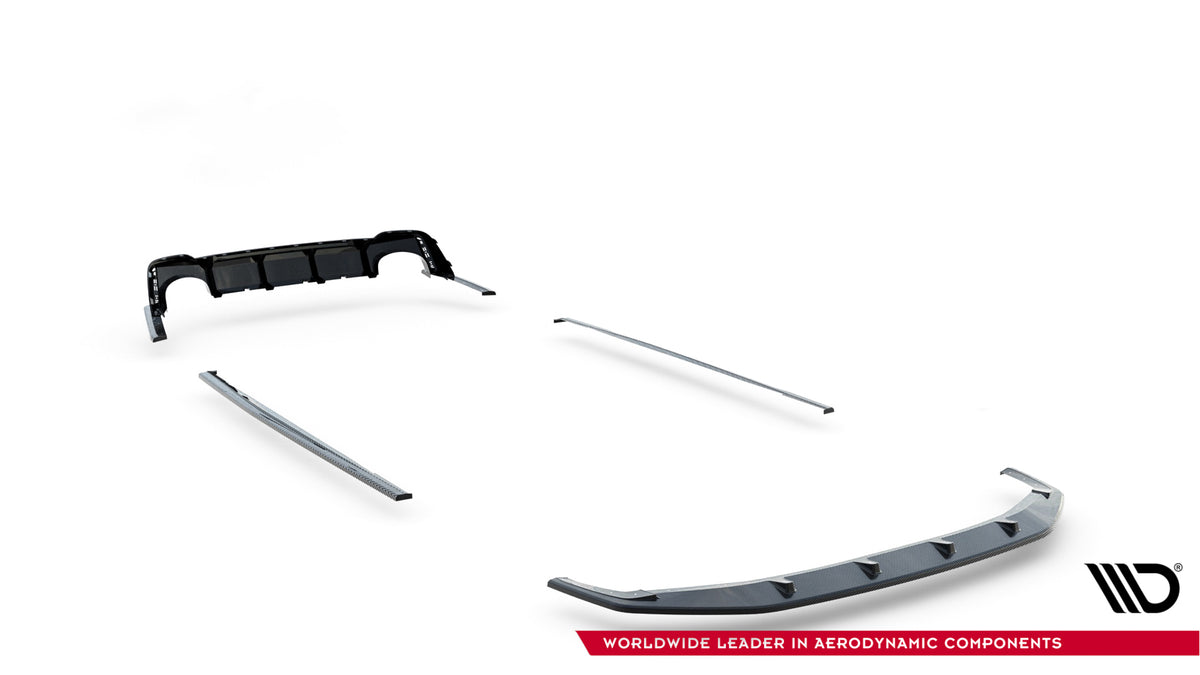 Set of Prepreg Carbon Fiber Splitters suitable for Audi RS7 C8