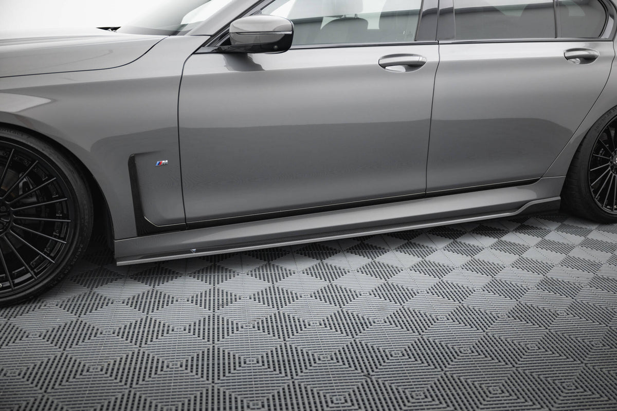 Set of Prepreg Carbon Fiber Splitters suitable for BMW 7 M-Pack G11 Facelift