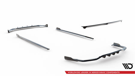 Set of Prepreg Carbon Fiber Splitters suitable for BMW 7 M-Pack G11 Facelift